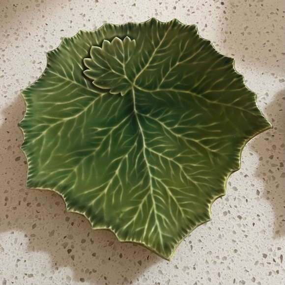 Williams-Sonoma Leaf 4 Appetizer Plates Set Made In Italy Fall Thanksgiving - Picture 5 of 9